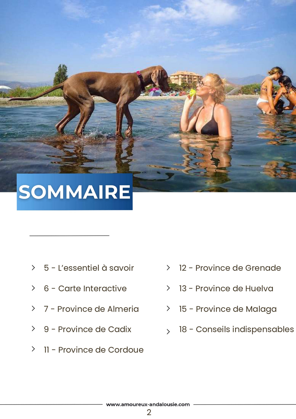 Suivez le Guide ! Plages pour chiens en Andalousie — Guide voyage 2026 Gratuit
