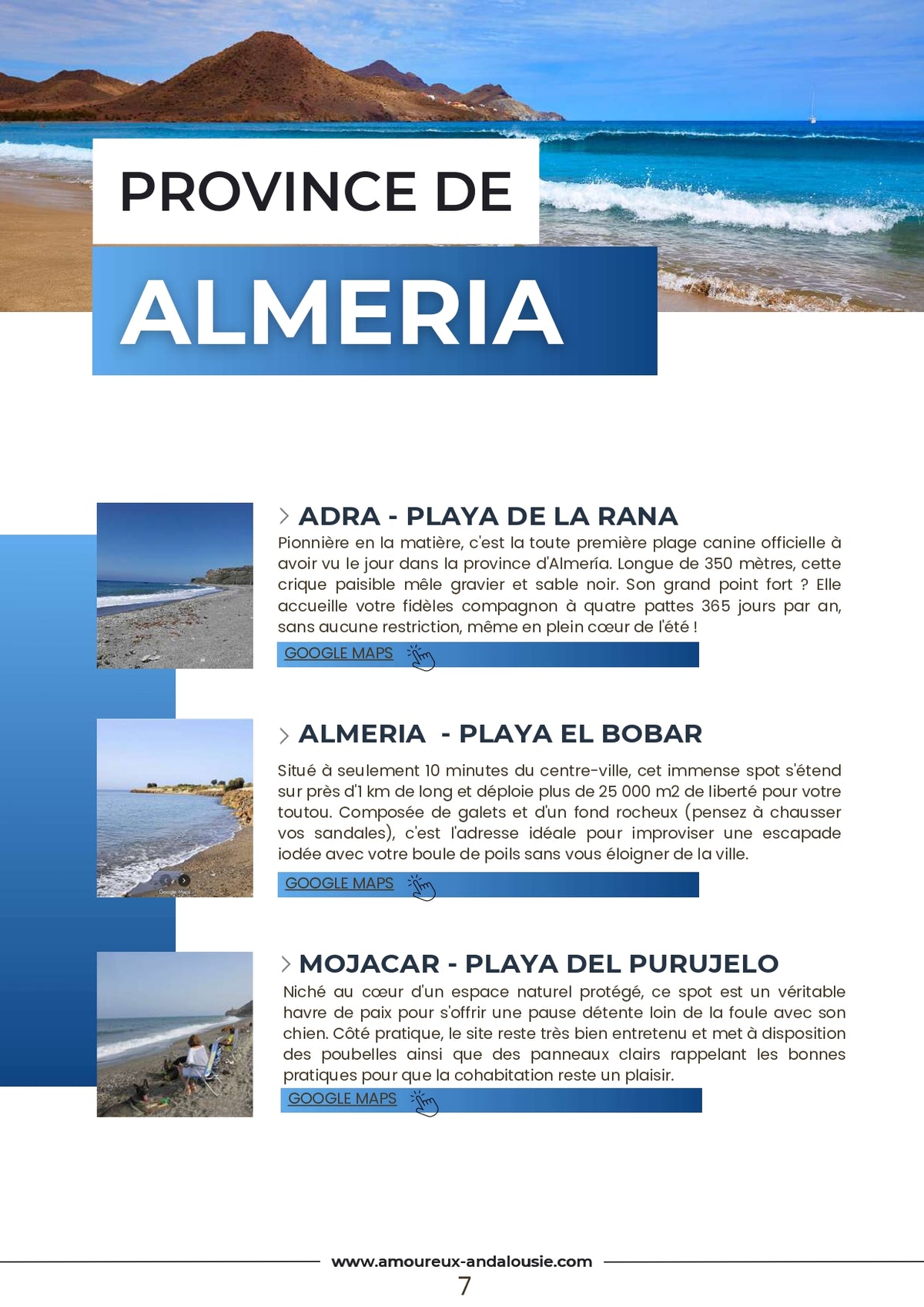 Suivez le Guide ! Plages pour chiens en Andalousie — Guide voyage 2026 Gratuit