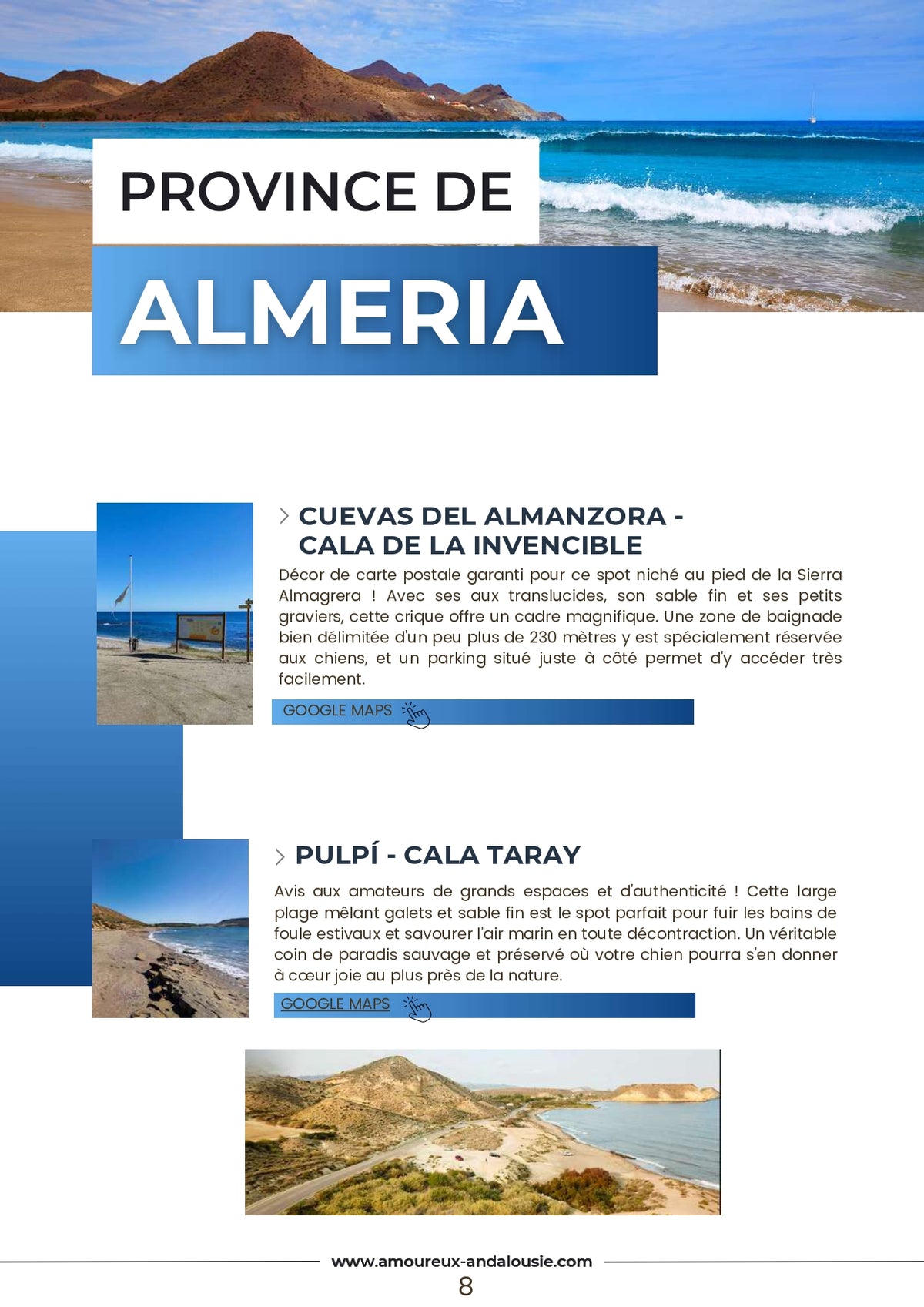 Suivez le Guide ! Plages pour chiens en Andalousie — Guide voyage 2026 Gratuit