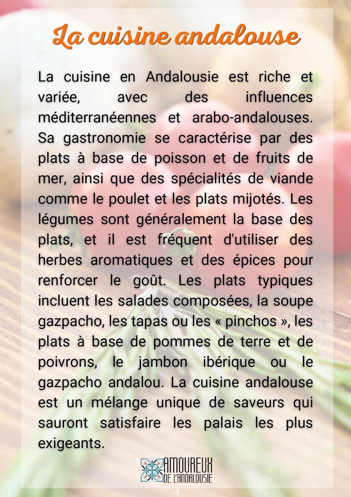 Suivez le Guide ! Suivez le Chef en Andalousie