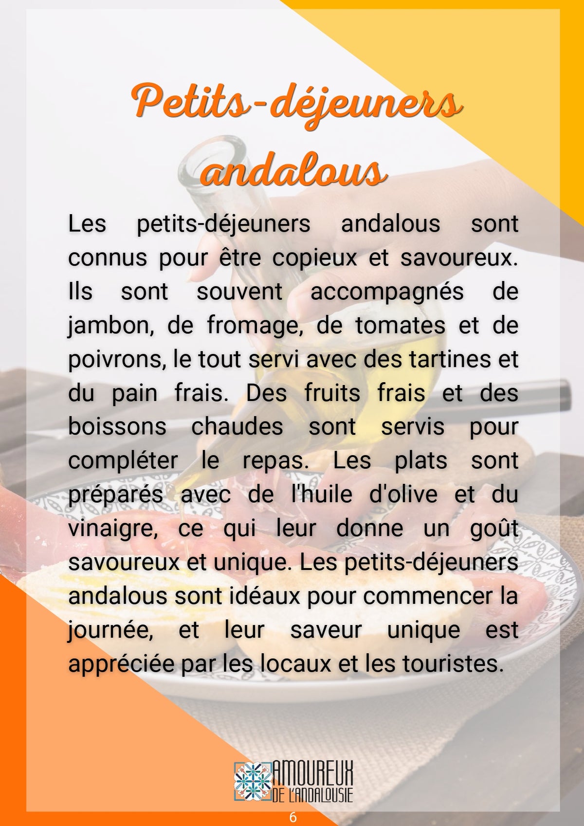 Suivez le Guide ! Suivez le Chef en Andalousie